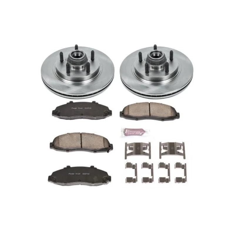 PowerStop Front Autospecialty Brake Kit fits 2000 Ford F-150 / 2000-2003 Ford F-150 Harley-Davidson Edition / 2001-2003 Fo...