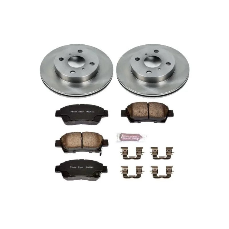 PowerStop Front Autospecialty Brake Kit fits 2000 Toyota Echo - Main Product View