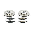 Load image into Gallery viewer, PowerStop Front Autospecialty Brake Kit fits 2000-2004 Ford Focus - Main Product View