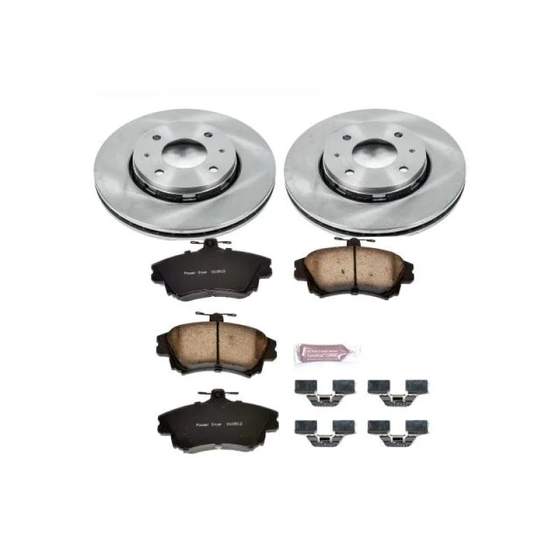 PowerStop Front Autospecialty Brake Kit fits 2000-2004 Volvo S40 / V40 - Main Product View