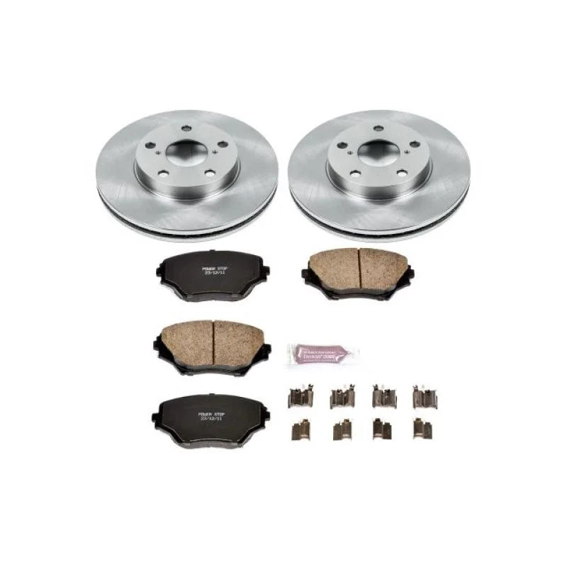 PowerStop Front Autospecialty Brake Kit fits 2001-2005 Toyota RAV4 / 2005 Toyota RAV4 L - Main Product View