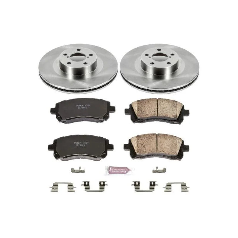 PowerStop Front Autospecialty Brake Kit fits 2002-2003 Subaru Impreza / 2001 Subaru Legacy / 2001-2002 Subaru Outback - Ma...
