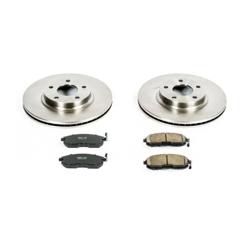 PowerStop Front Autospecialty Brake Kit fits 2002-2004 Infiniti I35 / 2002-2004 2006 Nissan Altima / 2002-2006 Nissan Alti...