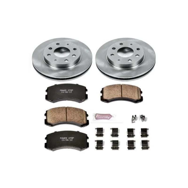 PowerStop Front Autospecialty Brake Kit fits 2002-2007 Mitsubishi Lancer - Main Product View