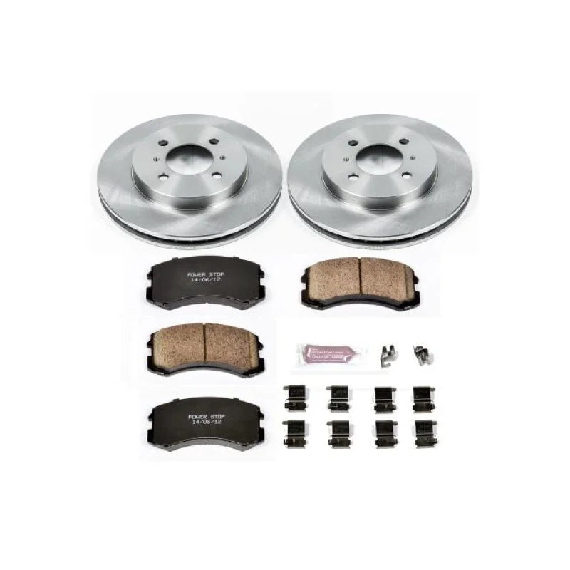PowerStop Front Autospecialty Brake Kit fits 2002-2007 Mitsubishi Lancer ES / 2006 Mitsubishi Lancer Oz Rally - Main Produ...