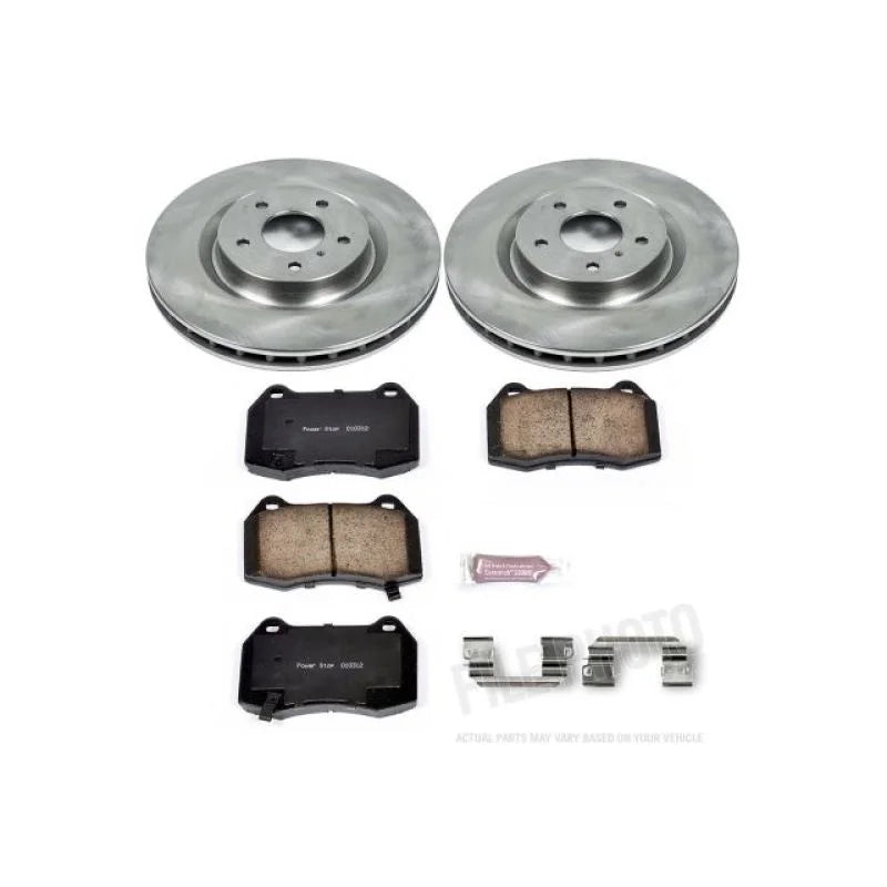 PowerStop Front Autospecialty Brake Kit fits 2003 2004 Infiniti G35 / 2003-2008 Nissan 350Z / 2005 Nissan 350Z 35TH - Main...