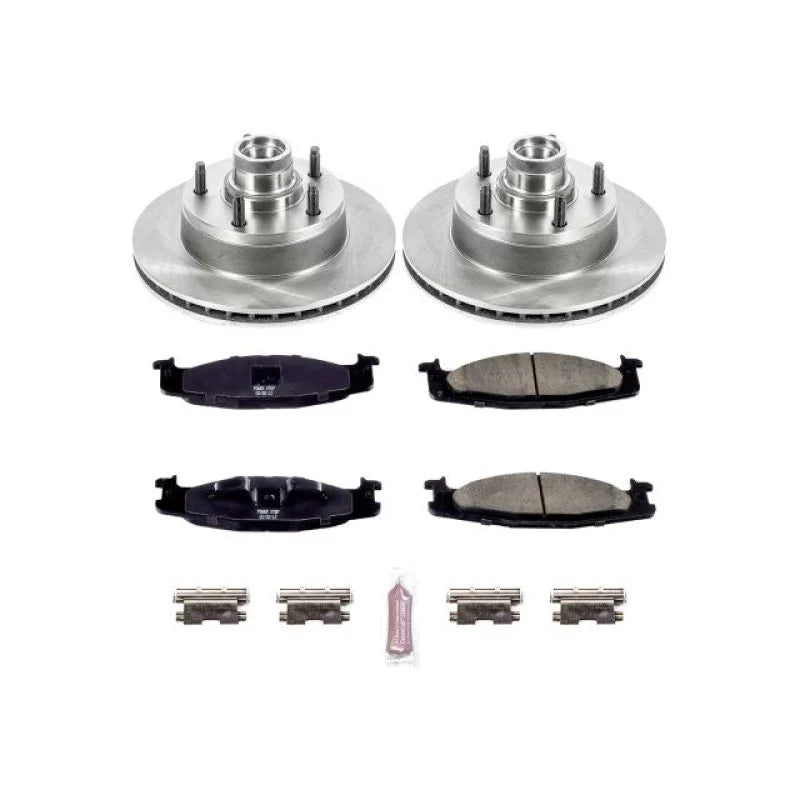 PowerStop Front Autospecialty Brake Kit fits 2003 Ford E-150 / 2003 Ford E-150 Club WAGON / 1994-2002 Ford E-150 Econoline...