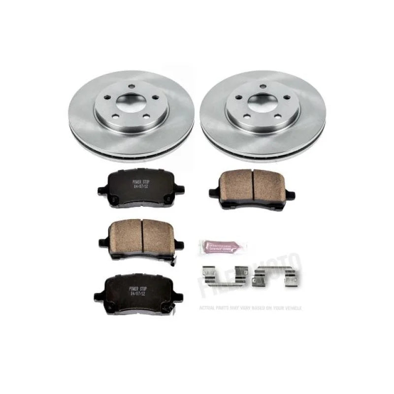 PowerStop Front Autospecialty Brake Kit fits 2004 2005 Chevrolet Malibu / 2008 Chevrolet Malibu Classic / 2004-2008 Chevro...