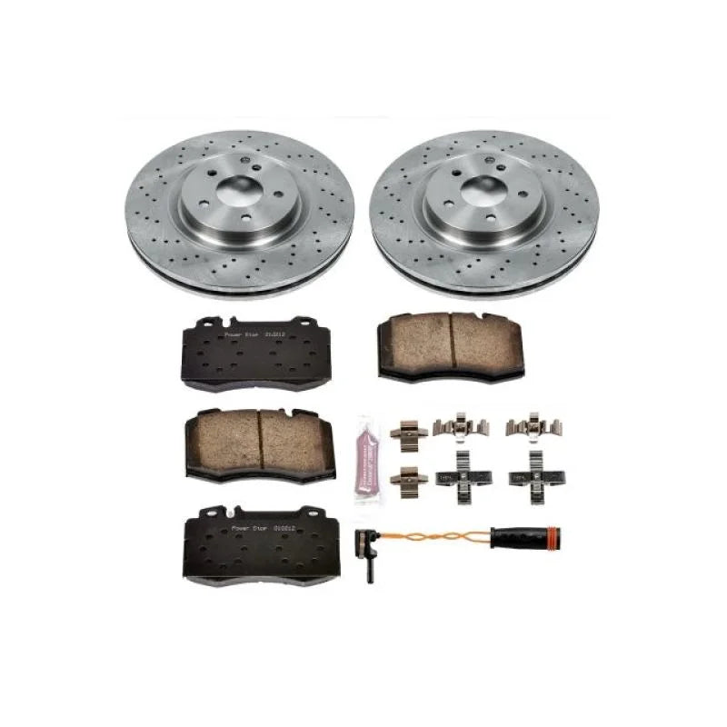 PowerStop Front Autospecialty Brake Kit fits 2004 Mercedes-Benz C230 / 2003-2005 Mercedes-Benz C320 / 2005-2006 Mercedes-B...