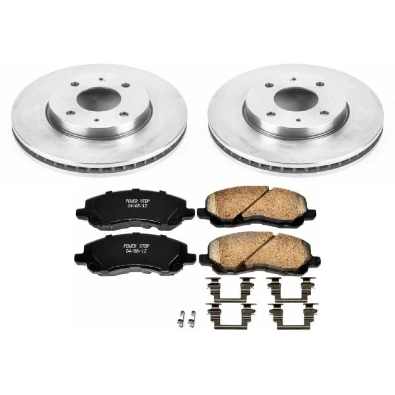 PowerStop Front Autospecialty Brake Kit fits 2004 Mitsubishi Lancer / 2004 Mitsubishi Lancer Ralliart - Main Product View
