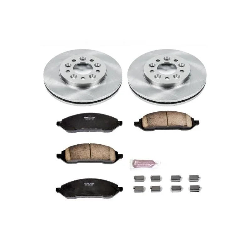 PowerStop Front Autospecialty Brake Kit fits 2004-2007 Ford Freestar / 2004-2007 Mercury Monterey - Main Product View