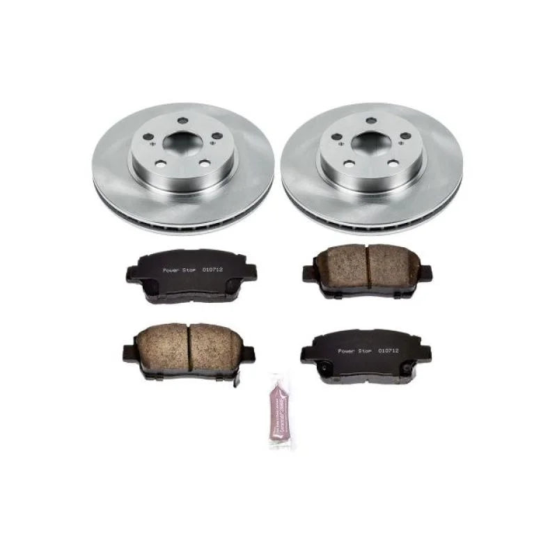 PowerStop Front Autospecialty Brake Kit fits 2004-2009 Toyota Prius / 2007-2009 Toyota Prius Touring - Main Product View
