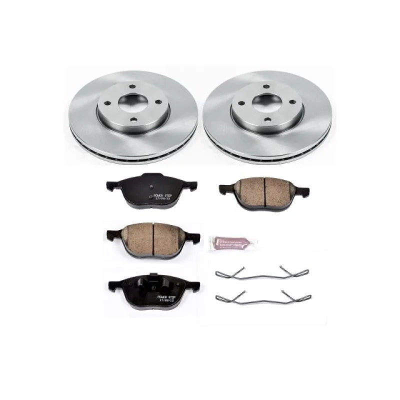 PowerStop Front Autospecialty Brake Kit fits 2005-2007 Ford Focus / 2007 Ford Focus S / 2005-2006 Ford Focus ZX3 - Main Pr...