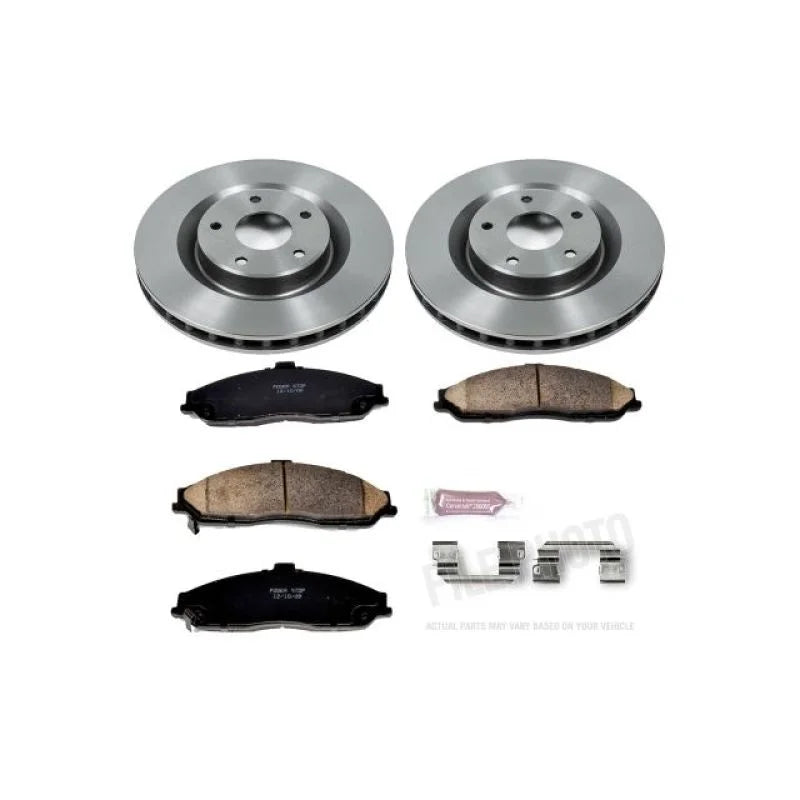 PowerStop Front Autospecialty Brake Kit fits 2005-2007 Cadillac XLR / 2005-2013 Chevrolet Corvette - Main Product View