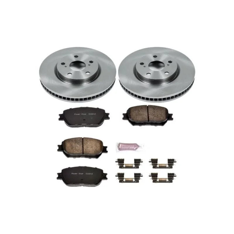 PowerStop Front Autospecialty Brake Kit fits 2006 Lexus GS300 / 2009-2015 Lexus IS250 - Main Product View