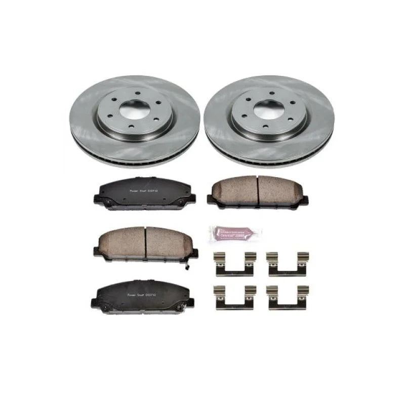 PowerStop Front Autospecialty Brake Kit fits 2006-2007 Infiniti QX56 / 2006-2007 Nissan Armada LE / 2006 Nissan Armada SE ...