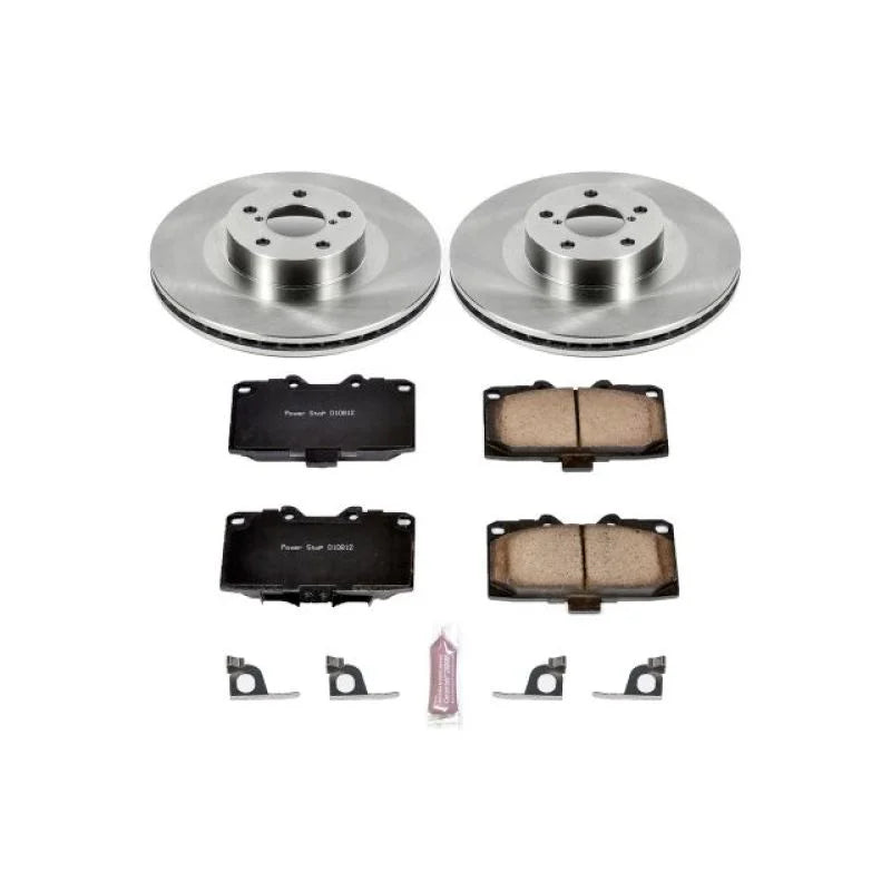 PowerStop Front Autospecialty Brake Kit fits 2006-2007 Subaru Impreza WRX - Main Product View