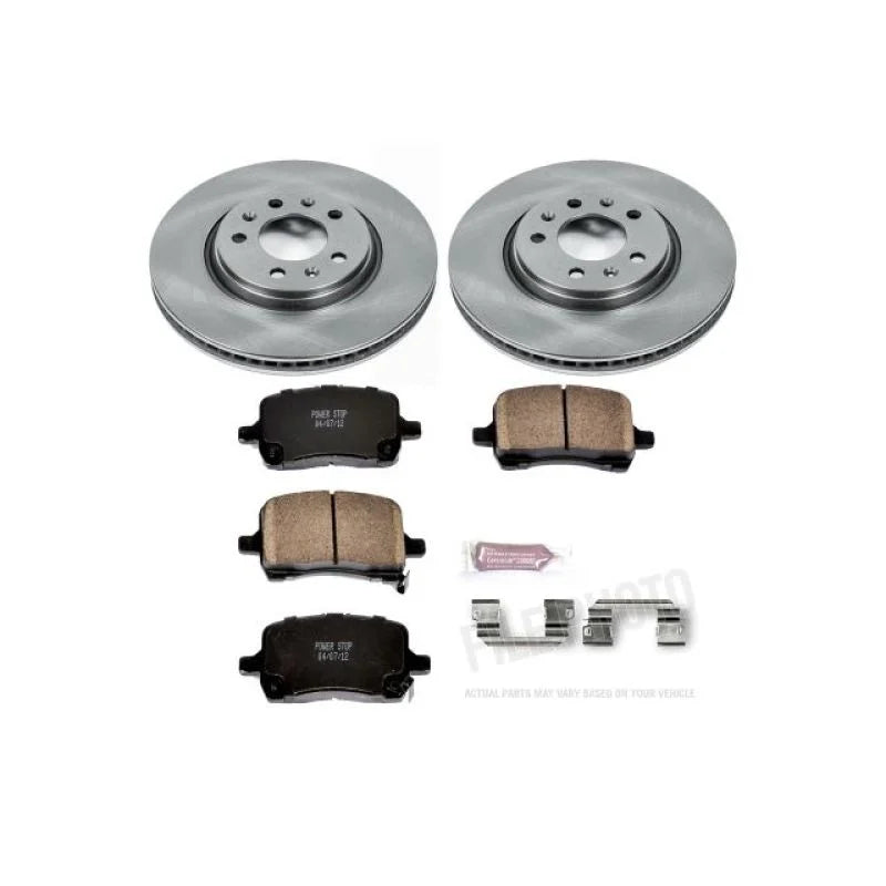 PowerStop Front Autospecialty Brake Kit fits 2006-2009 Pontiac Solstice / 2007-2009 Pontiac Solstice GXP / 2007-2010 Satur...