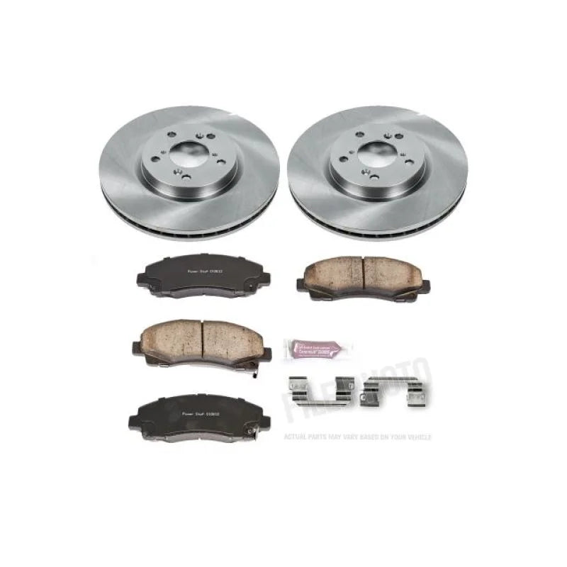 PowerStop Front Autospecialty Brake Kit fits 2006-2011 Honda Ridgeline RT / 2007-2008 Honda Ridgeline Rtx - Main Product View