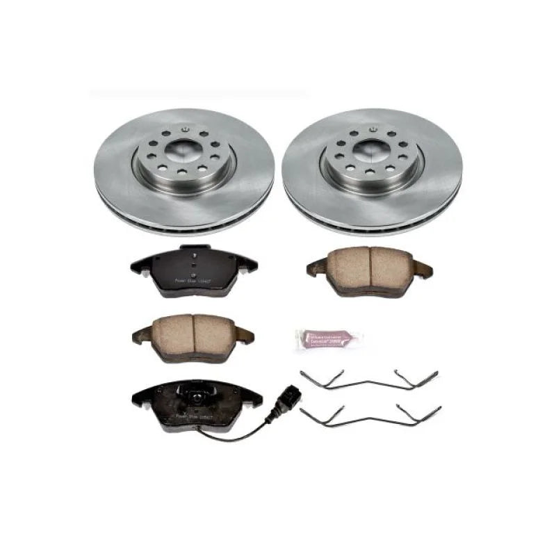 PowerStop Front Autospecialty Brake Kit fits 2006-2013 Audi A3 / 2006-2013 Audi A3 Quattro / 2008 2009 Audi TT / 2009-2015...