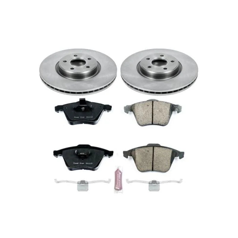 PowerStop Front Autospecialty Brake Kit fits 2006-2013 Volvo C70 / 2004-2011 Volvo S40 / 2005-2011 Volvo V50 - Main Produc...