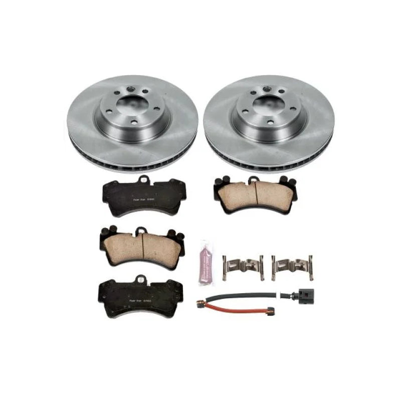 PowerStop Front Autospecialty Brake Kit fits 2007-2015 Audi Q7 / 2009 2010 Audi Q7 TDI / 2004-2006 Porsche Cayenne / 2008-...
