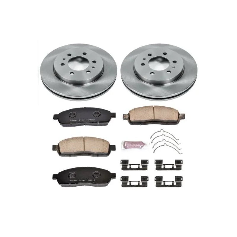 PowerStop Front Autospecialty Brake Kit fits 2009 Ford F-150 / 2009 Ford F-150 FX4 - Main Product View