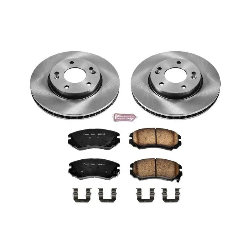PowerStop Front Autospecialty Brake Kit fits 2010-2011 Kia Soul / Soul ! - Main Product View
