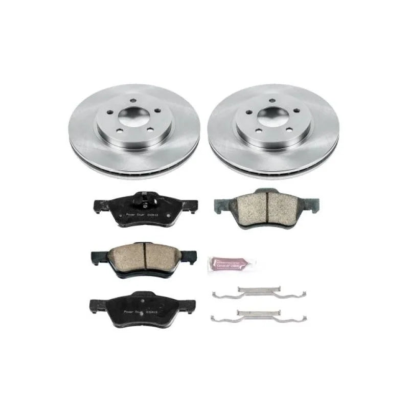 PowerStop Front Autospecialty Brake Kit fits 2010-2012 Ford Escape / 2010-2012 Ford Escape Hybrid / 2010 Mazda Tribute Hyb...