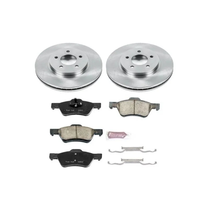 PowerStop Front Autospecialty Brake Kit fits 2010-2012 Ford Escape / 2010-2012 Ford Escape LIMITED / 2010-2011 Mazda Tribu...