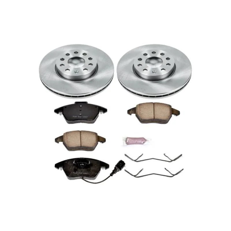 PowerStop Front Autospecialty Brake Kit fits 2010-2013 Audi A3 / 2012-2019 Volkswagen Beetle / 2016-2018 Volkswagen Beetle...