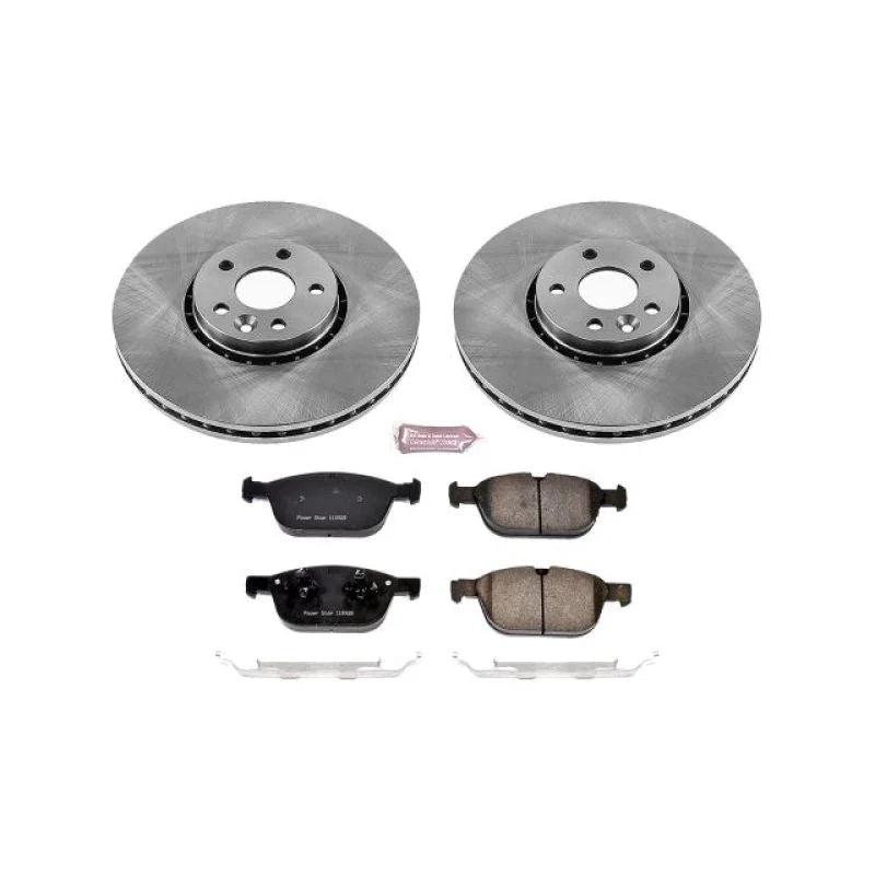 PowerStop Front Autospecialty Brake Kit fits 2010-2015 Volvo XC60 - Main Product View