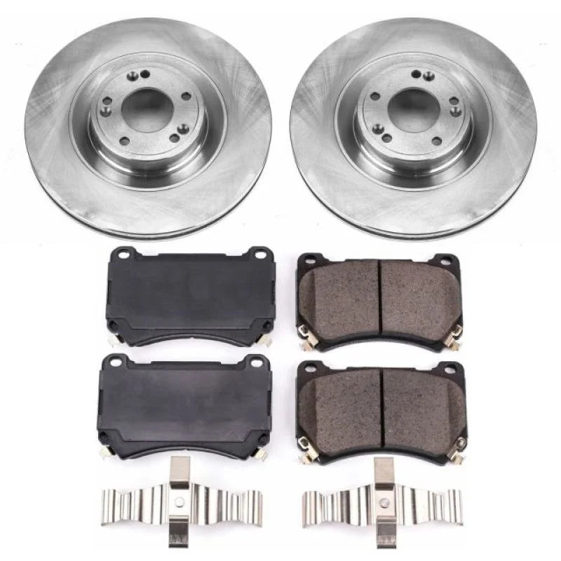 PowerStop Front Autospecialty Brake Kit fits 2011 Hyundai Equus / 2012-2014 Hyundai Genesis - Main Product View