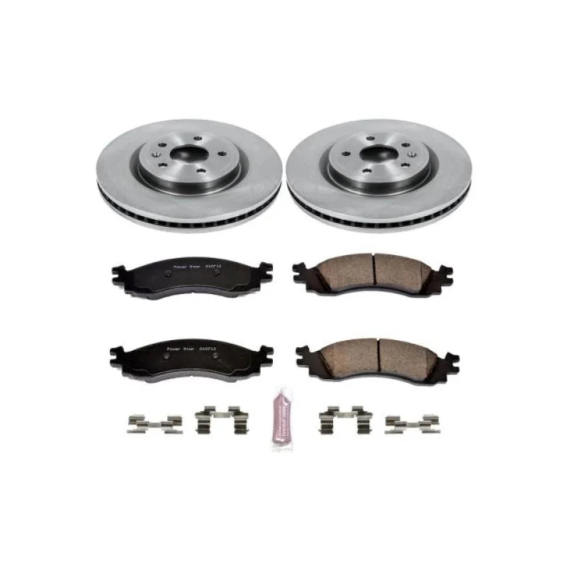 PowerStop Front Autospecialty Brake Kit fits 2011-2012 Ford Taurus SHO - Main Product View