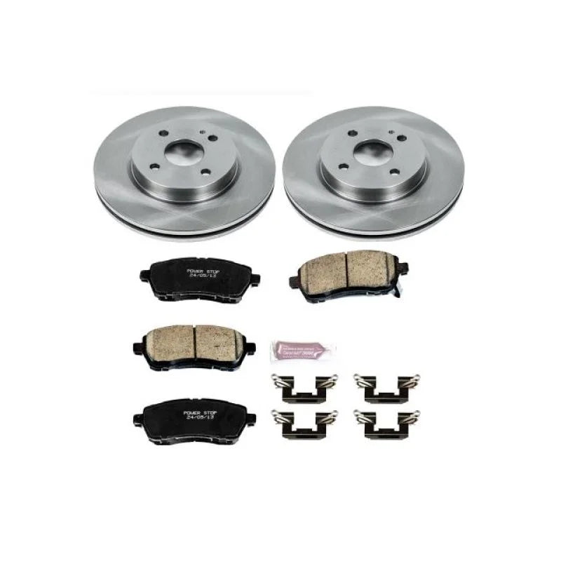PowerStop Front Autospecialty Brake Kit fits 2011-2014 Mazda 2 SPORT - Main Product View