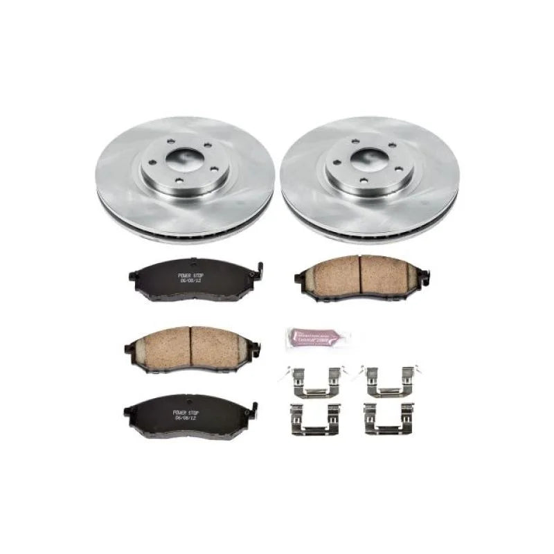 PowerStop Front Autospecialty Brake Kit fits 2011-2014 Nissan Murano Crosscabriolet - Main Product View