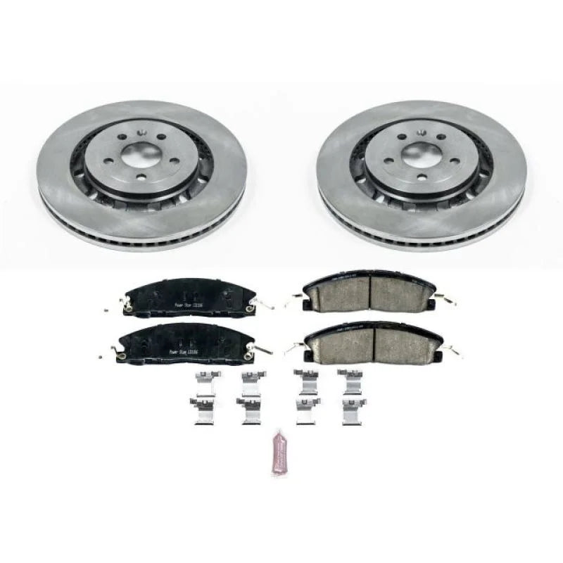 PowerStop Front Autospecialty Brake Kit fits 2013-2019 Ford Explorer / 2013-2019 Ford Flex / 2013-2019 Ford Police Interce...