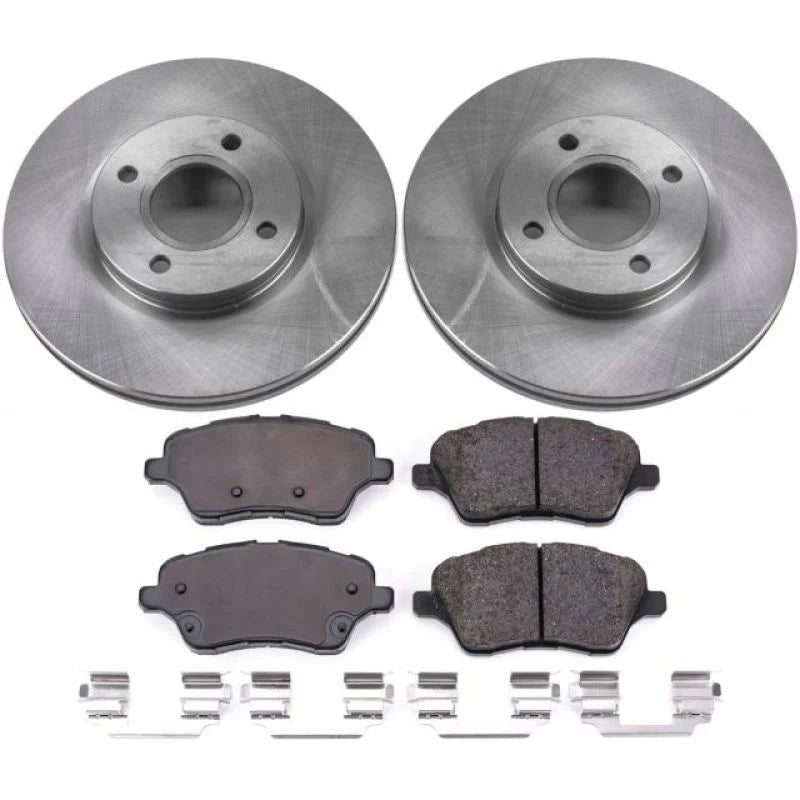 PowerStop Front Autospecialty Brake Kit fits 2014-2019 Ford Fiesta ST - Main Product View
