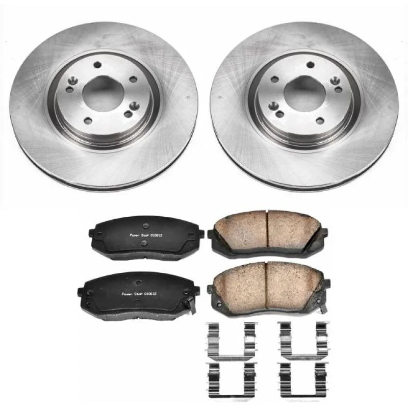 PowerStop Front Autospecialty Brake Kit fits 2015-2016 Hyundai Sonata LIMITED / 2015 Hyundai Sonata SPORT 2.0T / 2015-2017...