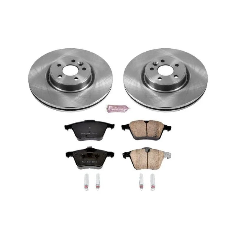 PowerStop Front Autospecialty Brake Kit fits 2015-2018 Volvo S60 / 2015-2016 Volvo S80 / 2015-2018 Volvo V60 / 2008-2016 V...