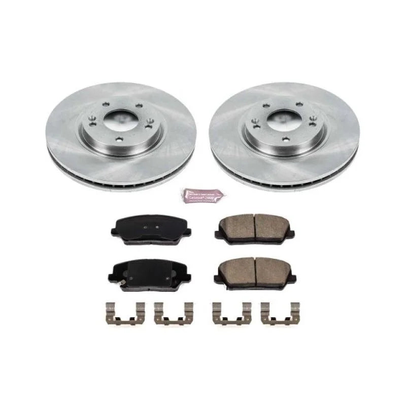 PowerStop Front Autospecialty Brake Kit fits 2016 Hyundai Veloster Rally Edition / 2016-2017 Hyundai Veloster Turbo / 2017...