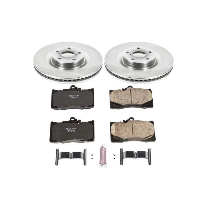 PowerStop Front Autospecialty Brake Kit fits 2016-2017 Lexus GS200T / 2018 Lexus GS300 / 2011 Lexus GS350 / 2011 Lexus GS4...