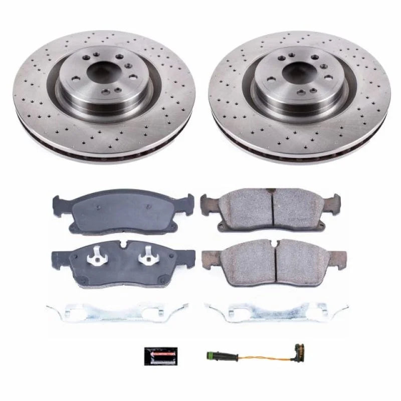 PowerStop Front Autospecialty Brake Kit fits 2016-2017 Mercedes-Benz GLE300D / 2016-2018 Mercedes-Benz GLE350 / 2016-2019 ...