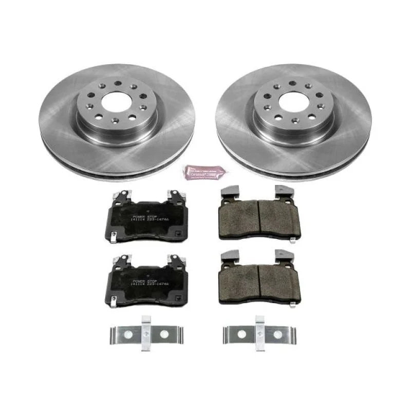 PowerStop Front Autospecialty Brake Kit fits 2016-2018 Cadillac CT6 / 2014-2019 Cadillac CTS / 2015 2016 Cadillac CTS Perf...