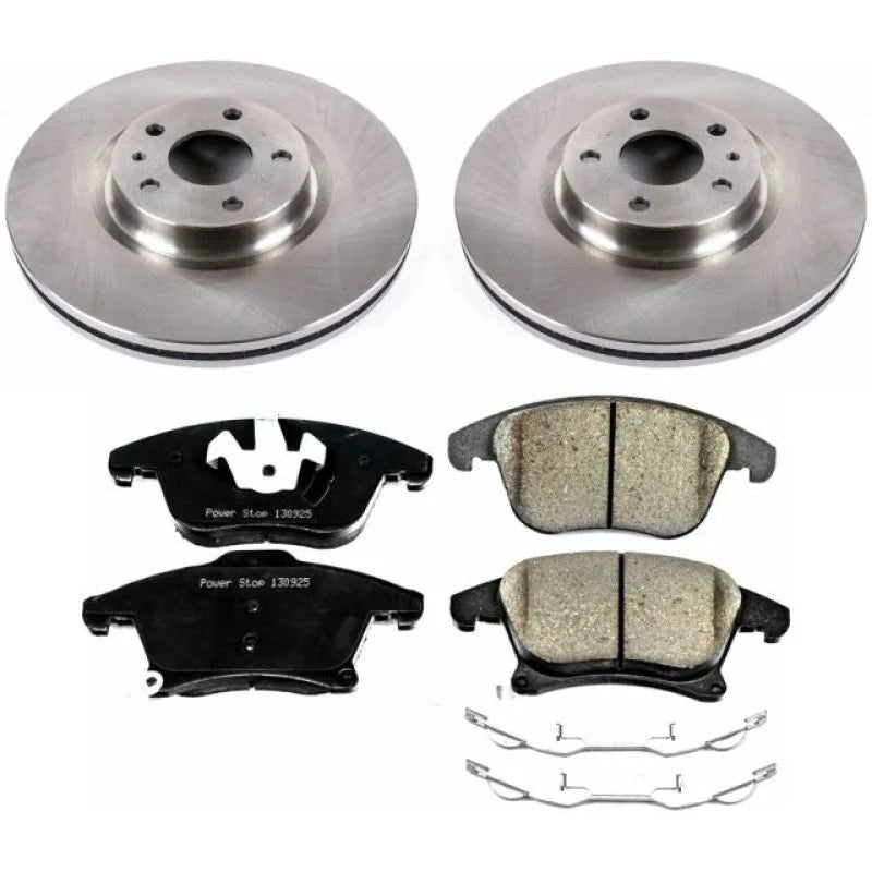 PowerStop Front Autospecialty Brake Kit fits 2017-2018 Ford Fusion Energi PLATINUM / 2013-2018 Ford Fusion Energi SE / 201...
