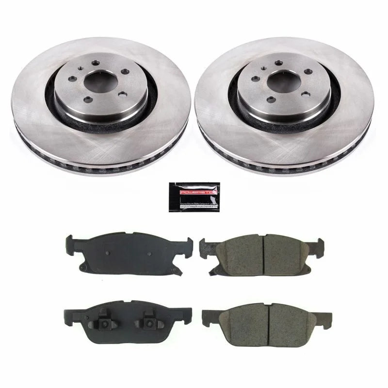 PowerStop Front Autospecialty Brake Kit fits 2021-2022 Ford Edge SE / 2019-2022 Ford Edge ST / 2019 Ford Edge / 2019-2021 ...