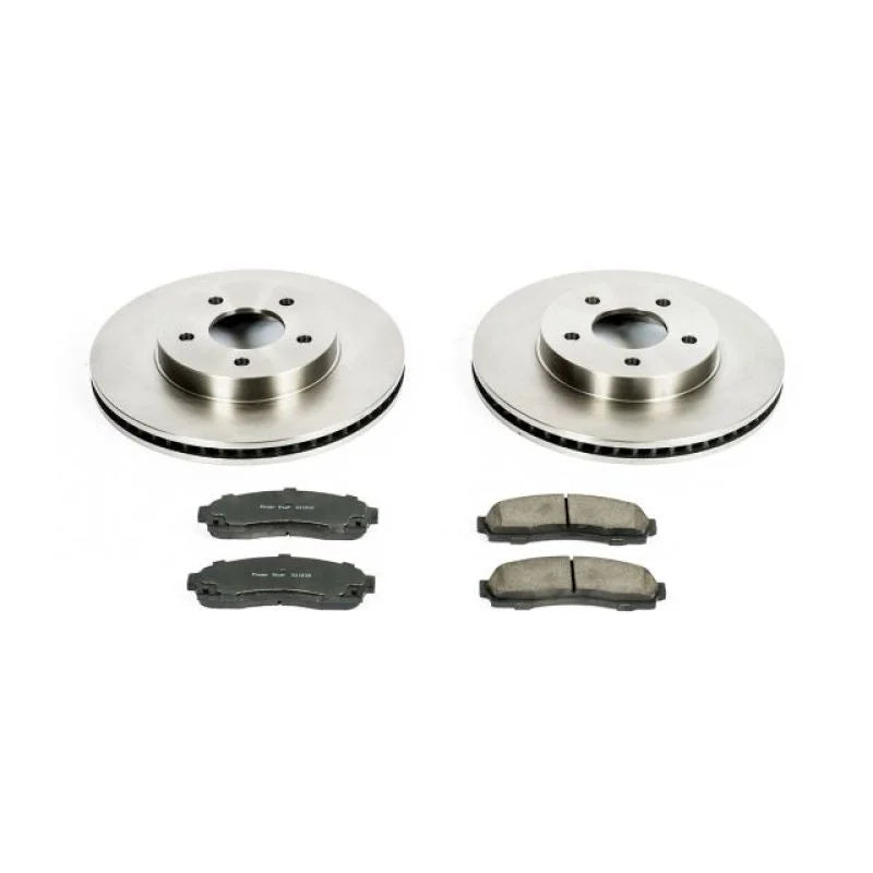 PowerStop Front Autospecialty Brake Kit fits Chevrolet Equinox / 2005 2006 Chevrolet Equinox LS / 2006 Pontiac Torrent / 2...