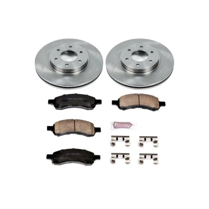 PowerStop Front Autospecialty Brake Kit fits Chevrolet TrailBlazer / 2006-2009 Chevrolet TrailBlazer SS / 2008-2009 Saab 9...