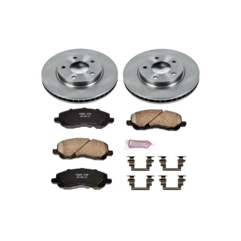 PowerStop Front Autospecialty Brake Kit fits Dodge Caliber / 2010 2011 Dodge Caliber Express / 2007-2010 Dodge Caliber SE ...