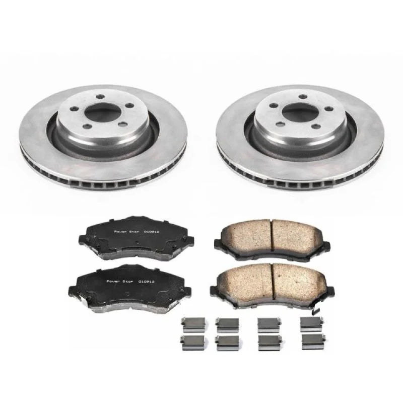 PowerStop Front Autospecialty Brake Kit fits Dodge Nitro / 2010-2011 Dodge Nitro Detonator / 2009 Dodge Nitro R/T / 2009-2...
